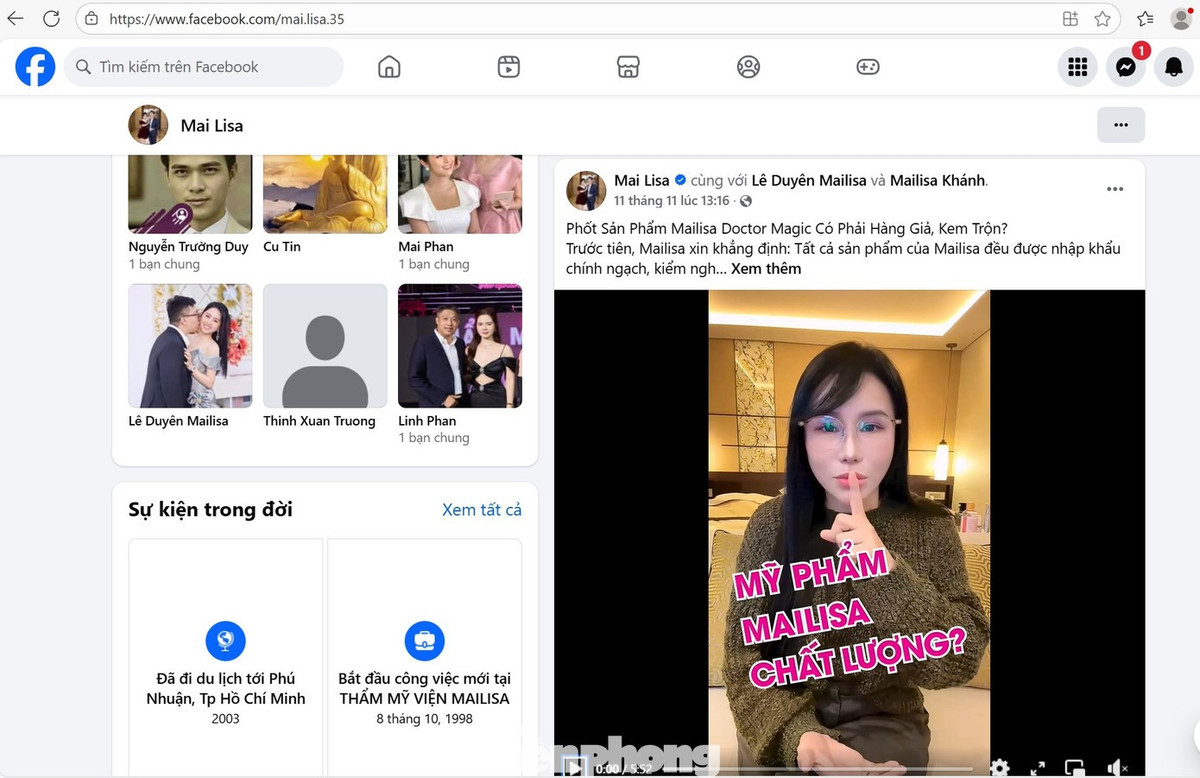 Bà Mai - chủ hệ thống Mailisa lên tiếng về sản phẩm mới đây. Bà Mai - chủ hệ thống Mailisa lên tiếng về sản phẩm mới đây.