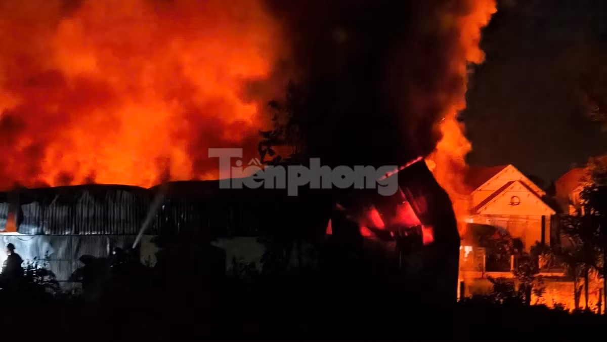 Hiện trường vụ cháy.