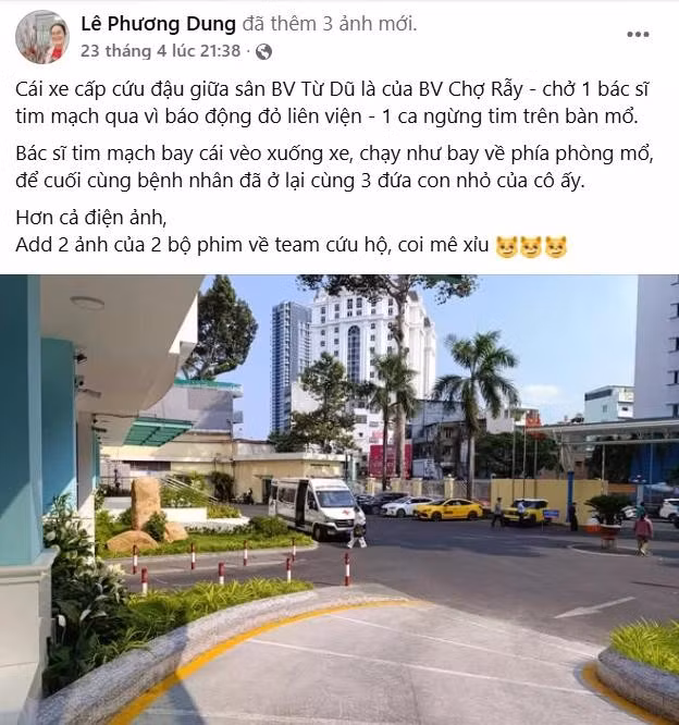 Bài đăng nhận về hơn 4.000 lượt tương tác, nhiều người bày tỏ sự tôn trọng đối với đội ngũ y bác sĩ.