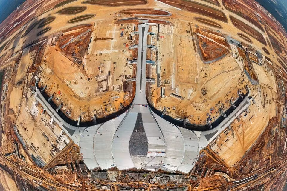 Sân bay Long Thành có nguy cơ chậm tiến độ vì các dự án thành phần do ACV làm chủ đầu tư. Ảnh: Quỳnh Danh.