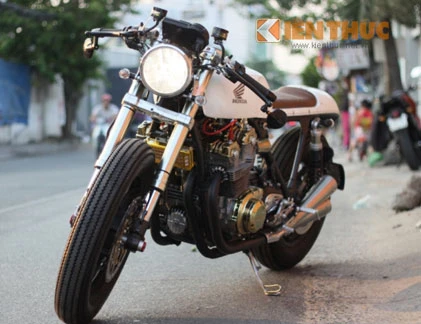 Honda CB1000 độ cafe racer phủ vàng của dân chơi Sài Gòn