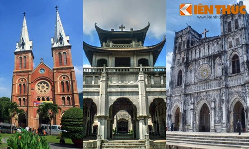Ba nhà thờ cổ tráng lệ nhất ba miền Bắc - Trung - Nam