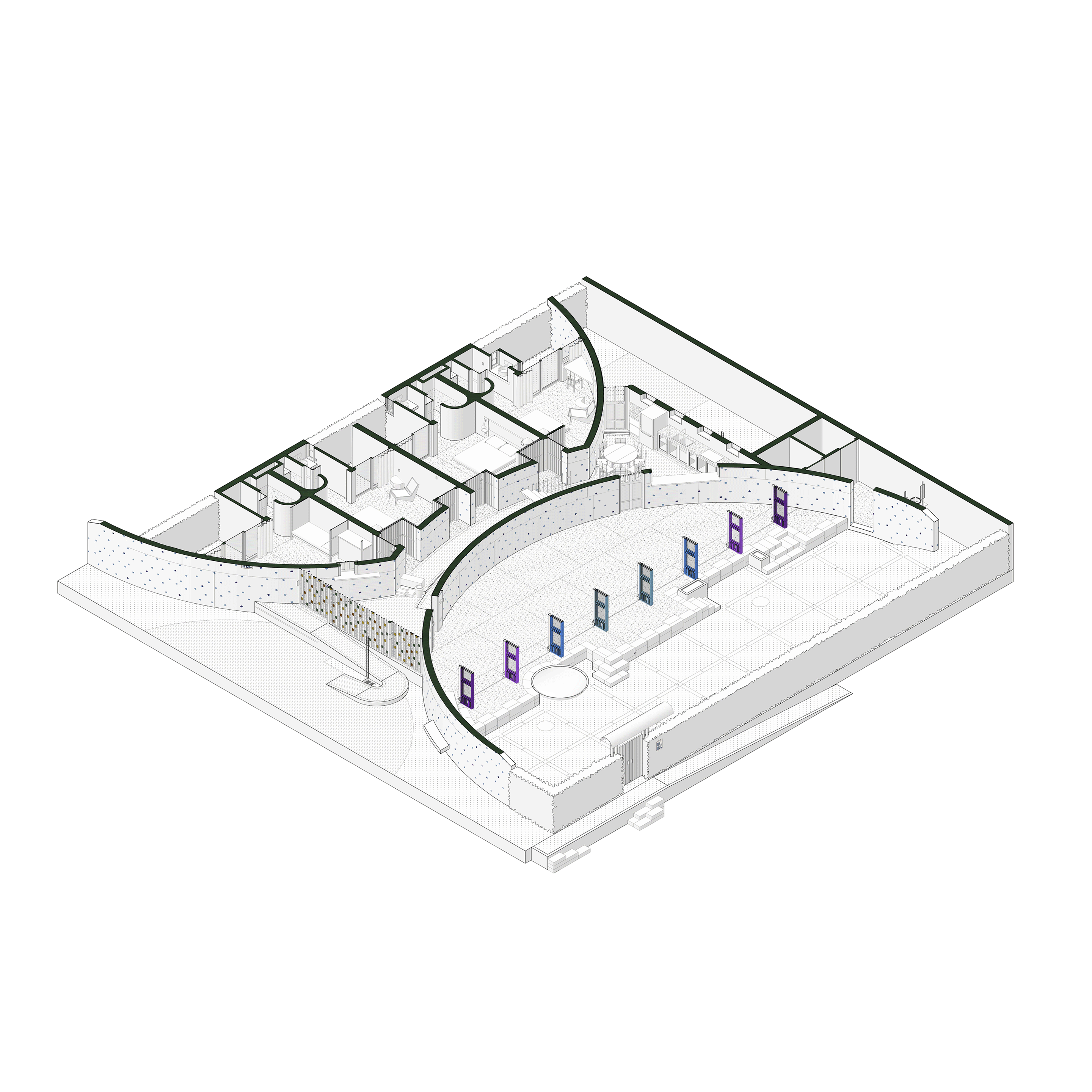 Văn hóa Huế được gợi mở trong không gian nhà De Hué - Hình 5 Van hoa Hue duoc goi mo trong khong gian nha De Hue-Hinh-5