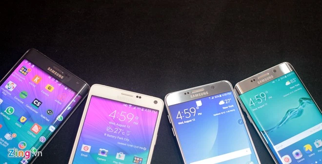  Samsung Galaxy Note 5 so dáng Note 4, S6 Edge Plus và Note Edge 