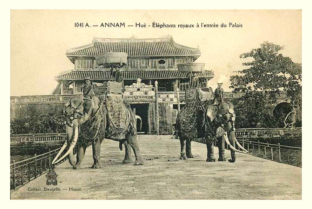 Tận mục dàn voi chiến hoành tráng của nhà Nguyễn