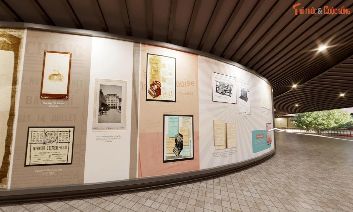 Thích thú với triển lãm 3D đặc biệt về lịch sử báo chí Việt Nam