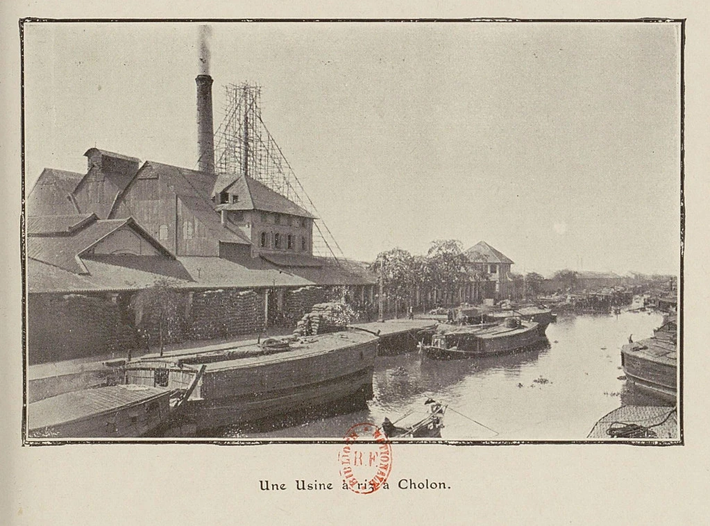 Hình độc về giao thông đường thủy Sài Gòn năm 1908