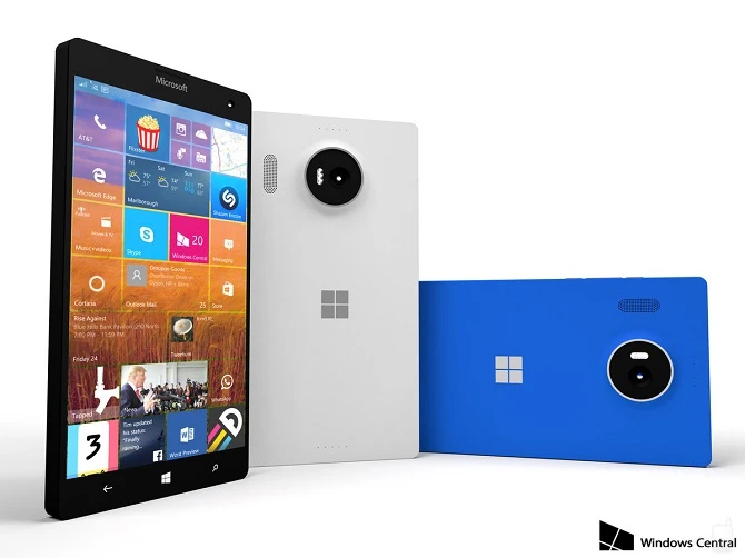 Ảnh mới tiết lộ về smartphone đỉnh cao sắp ra của Microsoft