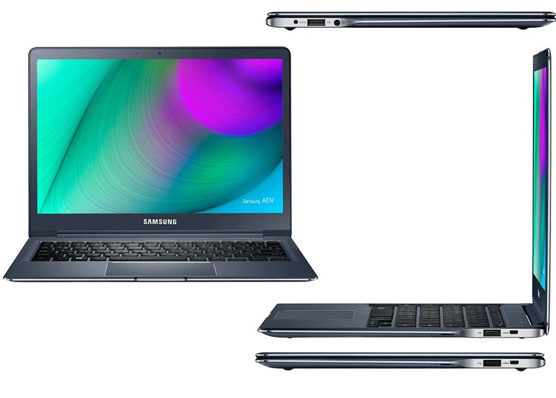 Cận cảnh laptop lai tablet, màn hình 4K của Samsung