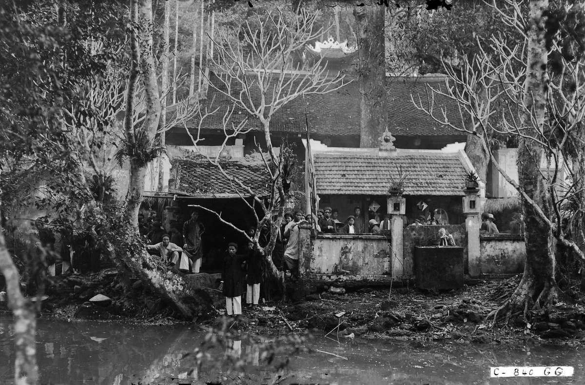 Ảnh lịch sử quý giá về ngôi đền có “cá thần” ở Thanh Hóa