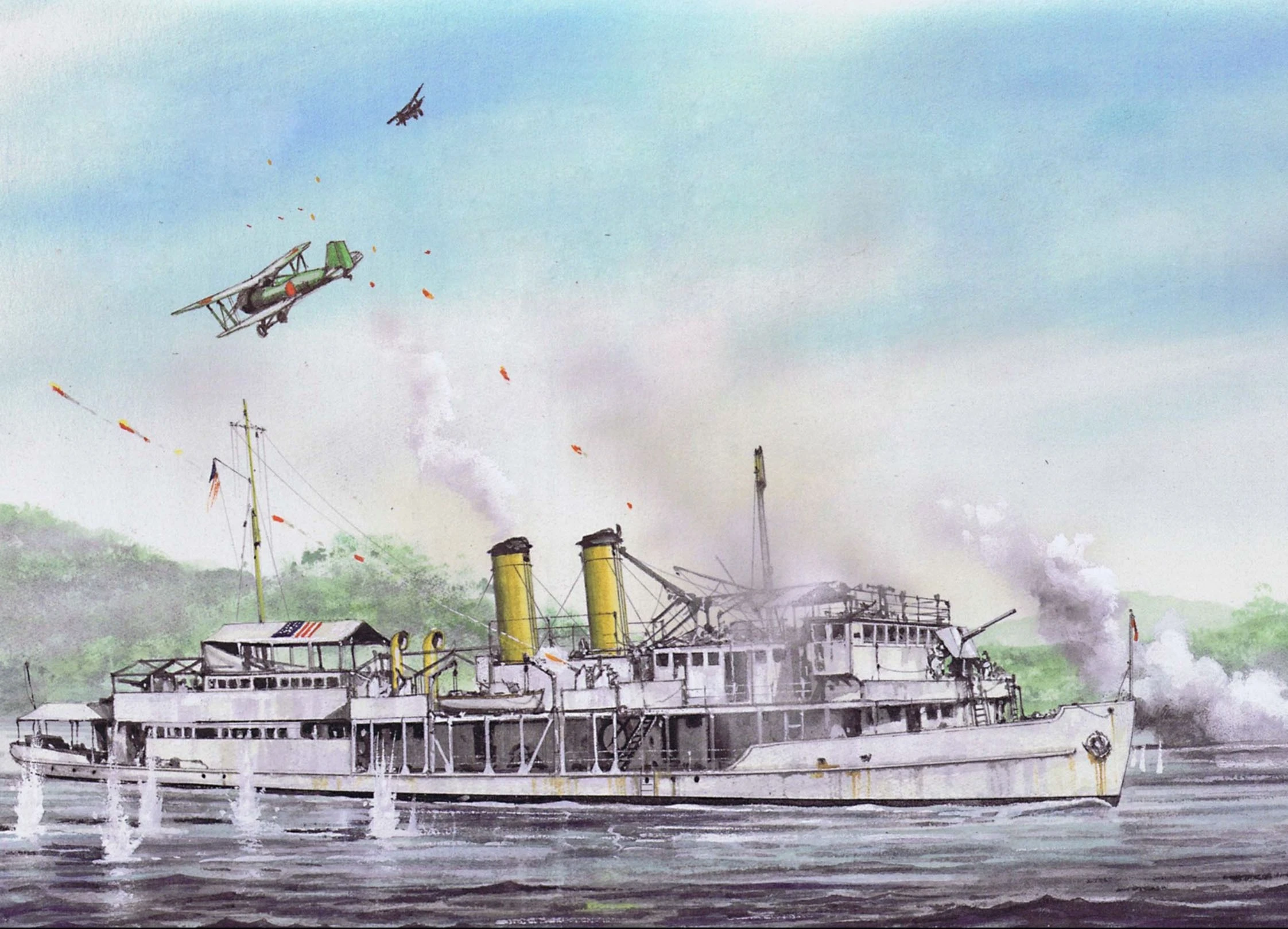 Ly kỳ vụ Nhật đánh chìm tàu Mỹ do “sai sót” năm 1937