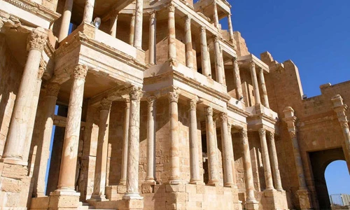 Tàn tích thành phố cổ La Mã tuyệt đẹp ở Libya