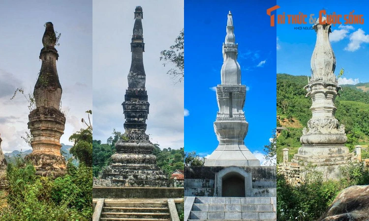 Cận cảnh bốn tòa tháp cổ huyền bí giữa núi rừng Tây Bắc