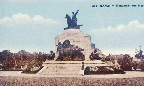 Ảnh hiếm về tượng đài lớn nhất Hà Nội thời thuộc địa
