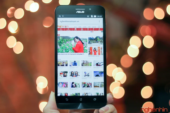 Khui hộp điện thoại Asus Zenfone Max pin khủng