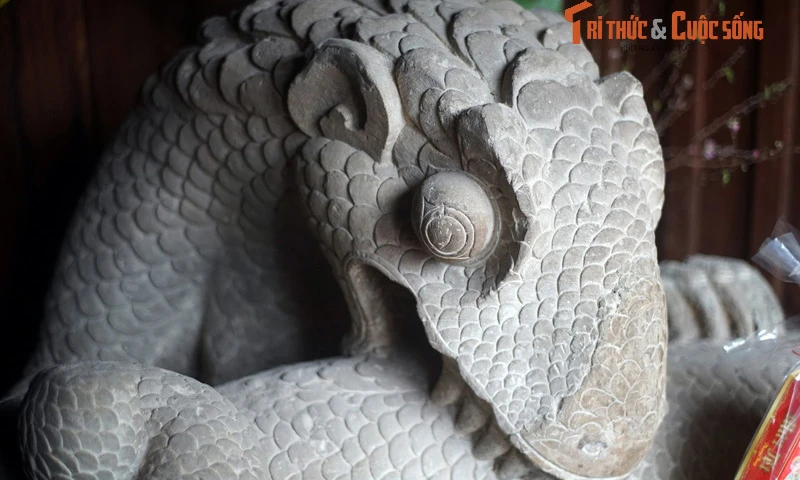 Bức tượng rồng cắn thân chân xé mình ngàn tuổi độc nhất Việt Nam