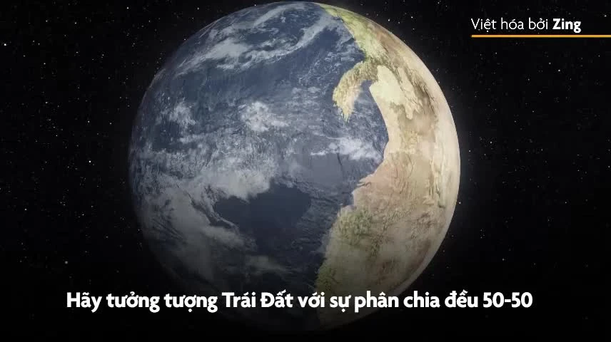 Sẽ ra sao nếu Trái Đất là nửa lục địa, nửa đại dương? 