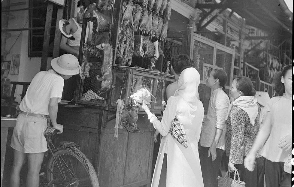 Ảnh cực quý về khu Chợ Cũ ở Sài Gòn năm 1950