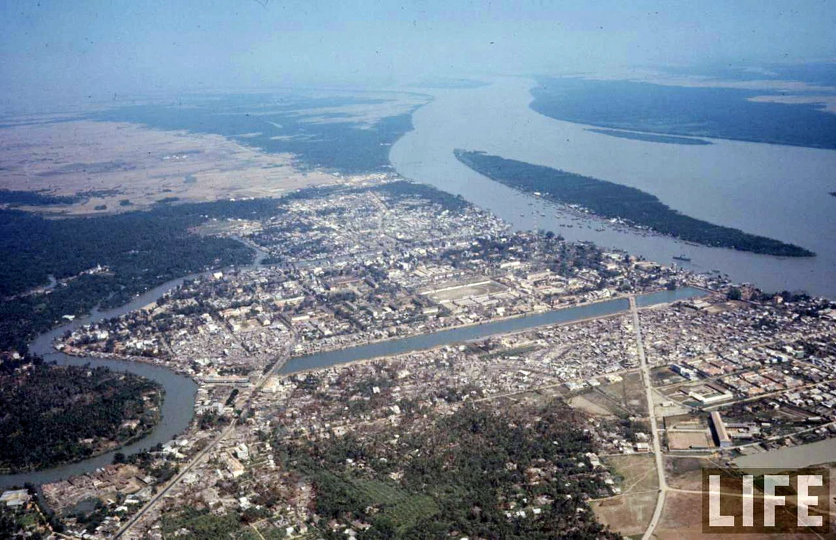 Ảnh cực độc về Mỹ Tho năm 1968 của tạp chí Life