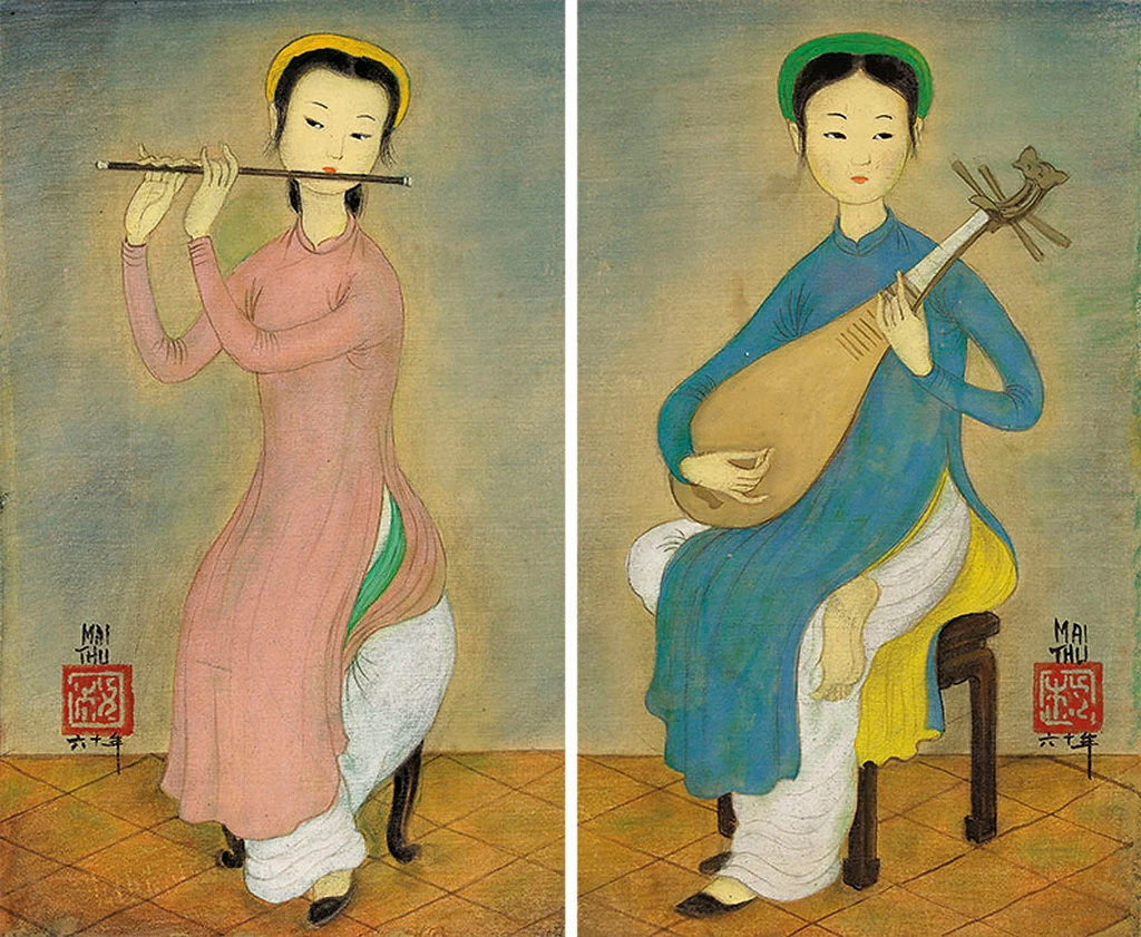 Chân dung thiếu nữ trong tranh "tiền tỷ" của danh họa Việt Nam