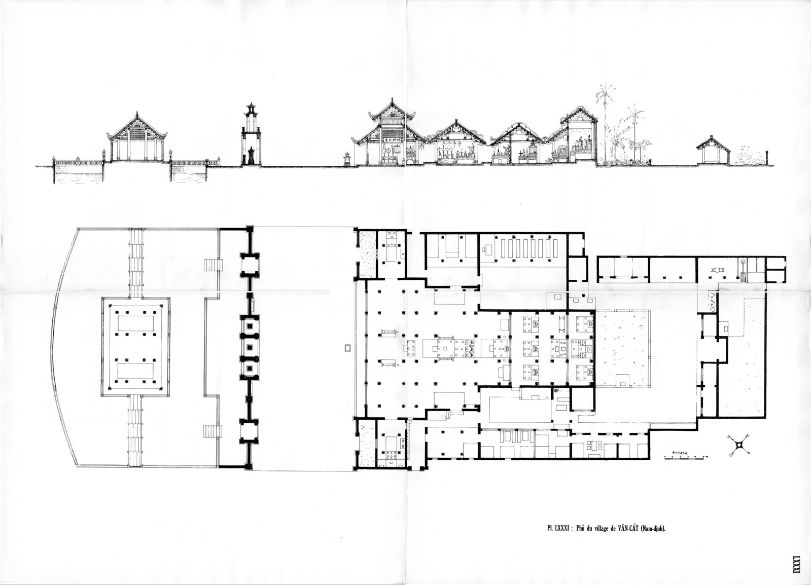 Loạt bản vẽ cổ cực quý của các đền chùa Việt nổi tiếng