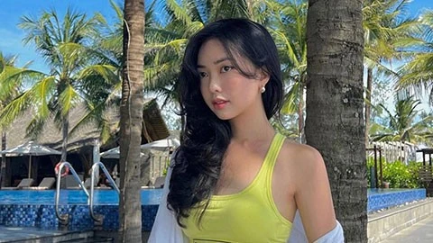 Đường cong nuột nà của vợ Hà Đức Chinh 