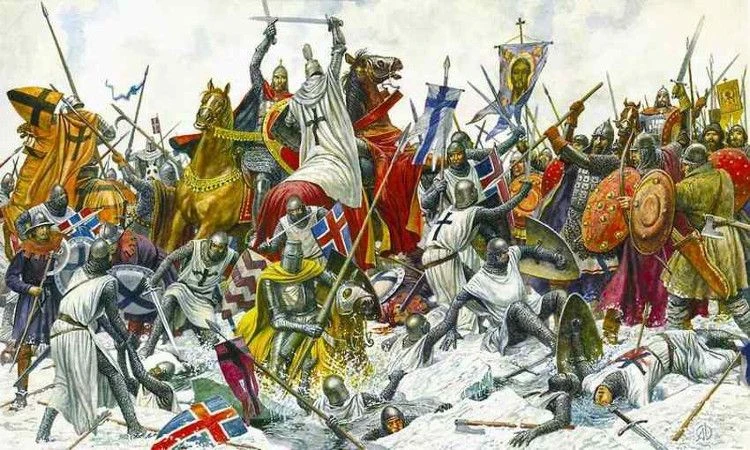 Tướng Nga chôn sống quân địch bằng bẫy băng hiểm hóc