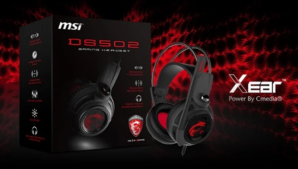 MSI DS502: Tai nghe cực chất cho game thủ