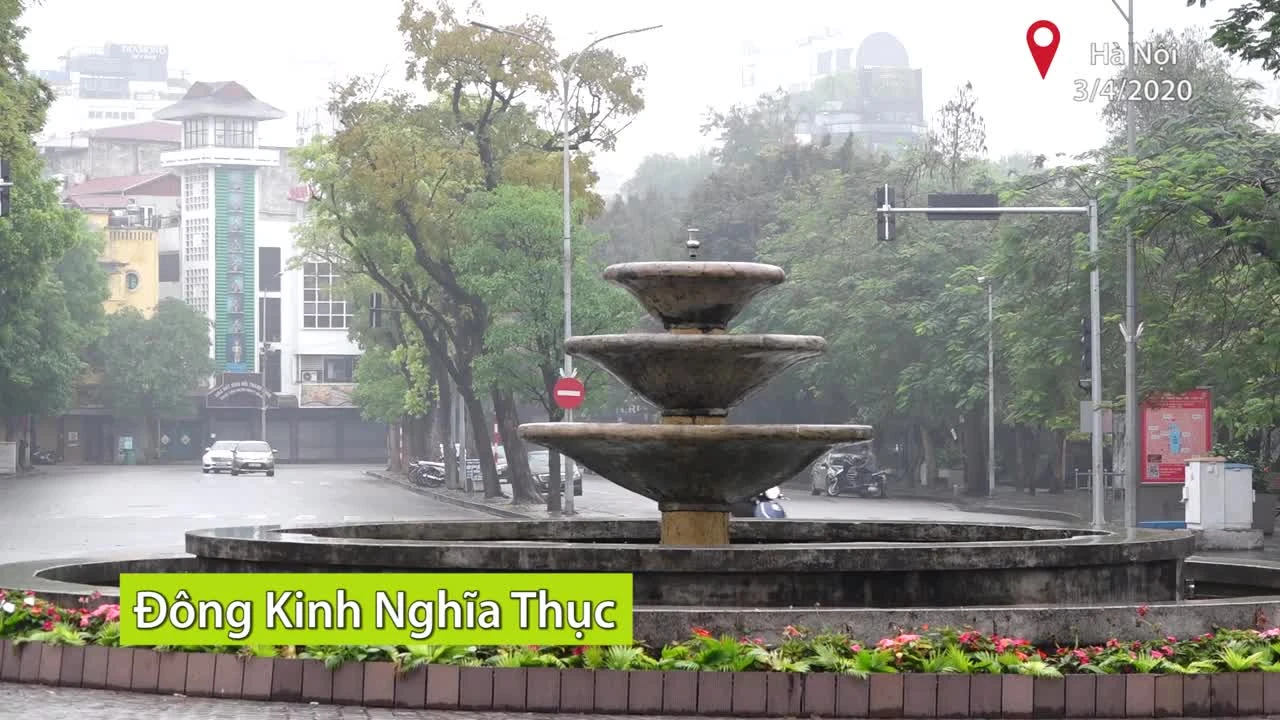 Video: "Choáng" với hình ảnh Hà Nội sau ba ngày cách ly xã hội