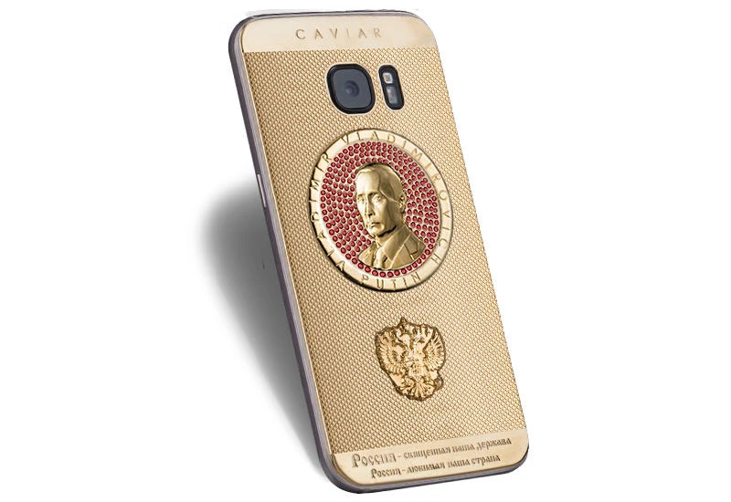 Ngắm điện thoại Samsung Galaxy S7 phiên bản Putin giá 600 triệu