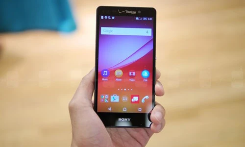 Cận cảnh smartphone Sony Xperia Z4v chống nước, màn hình siêu nét