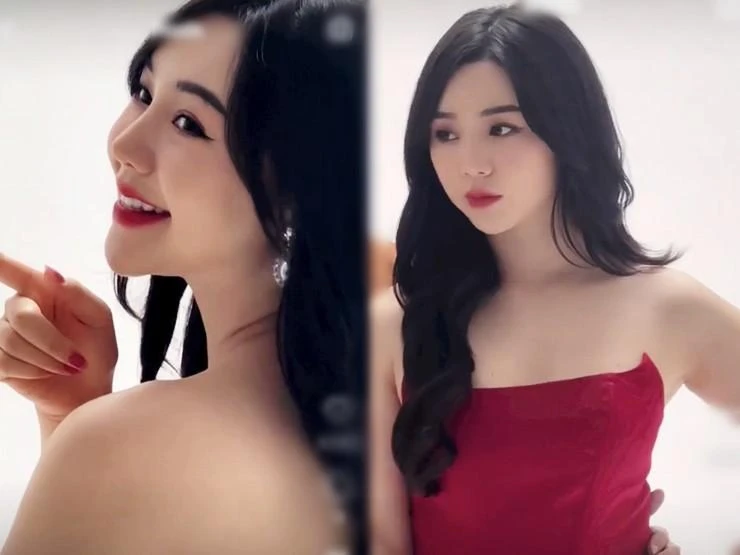 Quỳnh Kool thường mặc váy 2 dây, áo trễ vai dù lộ khuyết điểm 