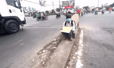 Thanh nien ngoi duong xin tien ve que bi manh thuong quan 