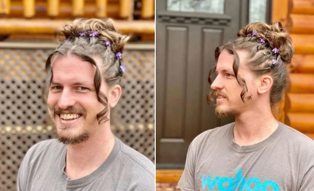 Cách ly tại nhà, chàng kỹ sư "hy sinh" làm mẫu tóc cho bạn gái