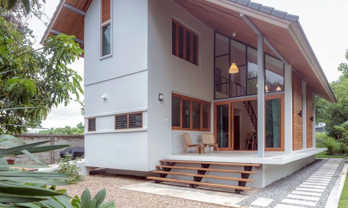 Chán thành phố, chàng trai về quê xây nhà "không cần cổng"