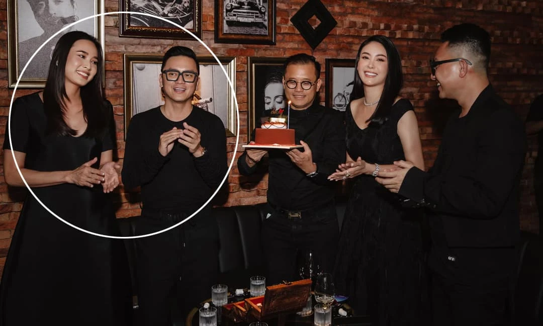 Dương Mỹ Linh cùng bạn trai dự sinh nhật ông xã Hà Kiều Anh