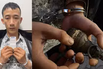 Bắt đối tượng mang theo vật giống lựu đạn vào khách sạn gây náo loạn