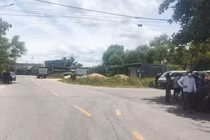 Xe tải va chạm xe máy, một người tử vong tại chỗ