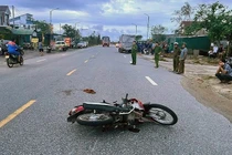 Khởi tố tài xế tông cụ ông ở Hà Tĩnh tử vong