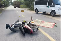 Ngã ra đường, nam thanh niên bị xe tải cán tử vong
