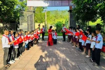 Rộn ràng tiếng trống khai giảng tại điểm trường đặc biệt ở Hà Tĩnh