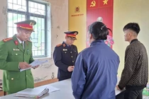 Ném đá làm vỡ kính xe tải, nam thanh niên bị khởi tố