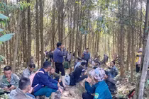 Phát hiện bộ xương người trong rừng ở Quảng Trị