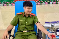 Thiếu uý Công an vượt hơn 40km hiến máu cứu sống bệnh nhân nguy kịch