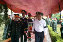 Truy điệu, án táng 34 hài cốt liệt sĩ ở Quảng Trị