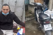 Bắt con nghiện trộm xe máy ở Vĩnh Long