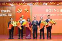 Quảng Trị điều động, bổ nhiệm hàng loạt cán bộ chủ chốt