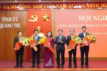 Quảng Trị điều động, bổ nhiệm hàng loạt cán bộ chủ chốt