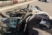 Ô tô tải va chạm xe máy, một người tử vong