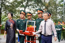 Truy điệu, an táng 14 hài cốt liệt sĩ ở Quảng Trị